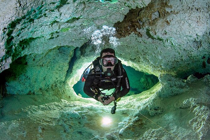 3 Cenote Dives - Casa & Dos Ojos - Casa Cenote: your first underwater session and why this order works