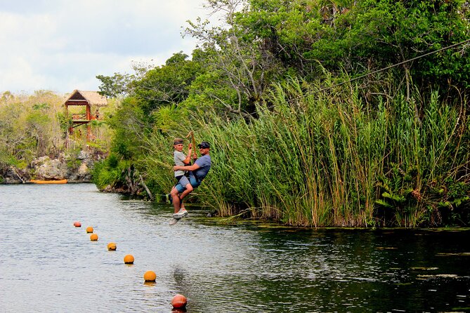 4 Private Cenotes, Zip-Lines, Canoes & Mayan Village with Delicious Lunch - Tankah near Tulum: the mix you came for