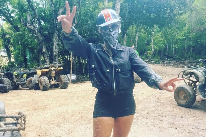 ATV cenote tour Tulum – Mayan Jungle ATV & Cavern Experience - Tulum ATV, zipline, and Hidden Nohoch cenote in one 4-hour hit