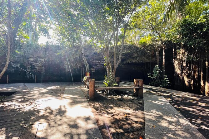 ATV cenote tour Tulum – Mayan Jungle ATV & Cavern Experience - Helmet On: jungle ATV trails and what the ride really feels like