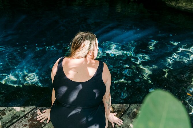 ATV cenote tour Tulum – Mayan Jungle ATV & Cavern Experience - Inside the Hidden Nohoch cenote cavern swim