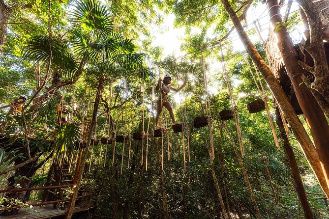 ATV, Zipline and Cenote at Extreme Adventuring with Tulum Pickup - Stop 2: Cenote Verde Lucero and the Mayan jungle swim