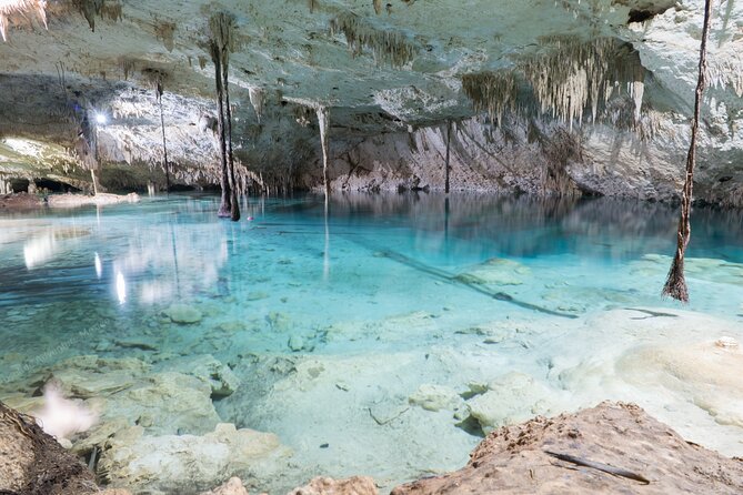 Cenotes Taak Bi Ha & Nicte Ha – VIP Snorkeling Private Tour - Entering a VIP-style cenote morning from Tulum