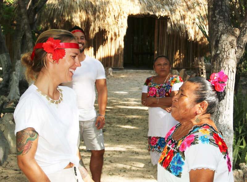 Exclusive 3-in-1 Tour to Tulum, Cenote and Maya Village - Cenote swim in a freshwater jungle setting