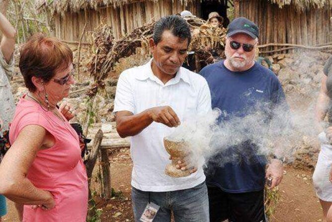 Extreme Adventure in Cobá (ATVs + Zip Lines + Cenote + Buffet) - The Mayan Homesite Near Cobá: Small Hands-On Moments