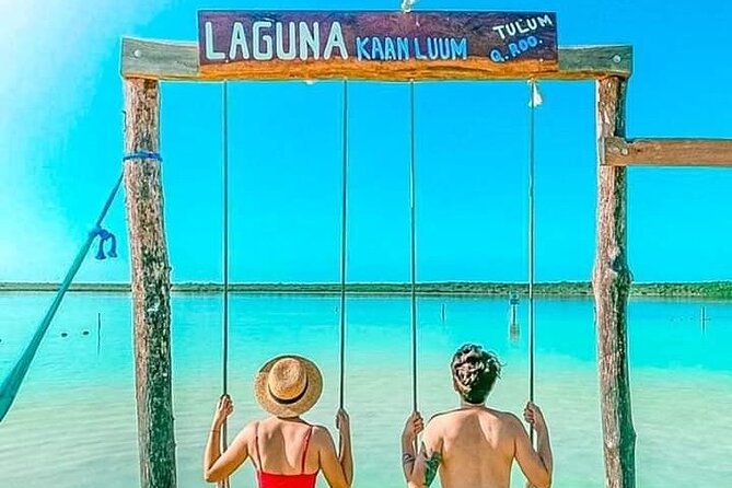 Kaan Luum Lagoon, Cenote Zacil Ha & Cenote Zemway Tour from Tulum - The Tulum Giant Blue Letters: your quick photo anchor
