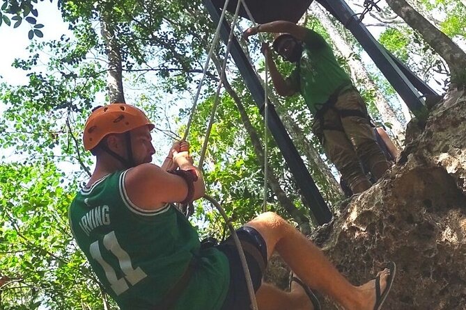 Maya Adrenaline Tulum: Cenote + 5 Ziplining + ATV Adventure - Rappelling and how it fits the day