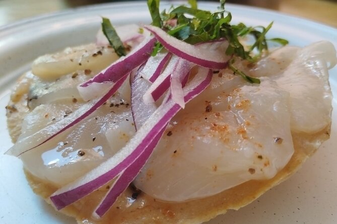 Mexican Beer & Seafood Madness in Tulum - Ceviche + Local Beer at Calle Gama Ote 735 (Stop 1)