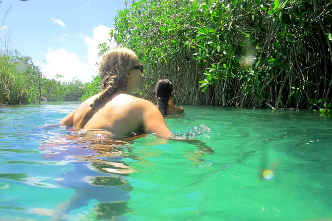Sian Kaan Lagoons - Snorkeling gear and cenote time: how the water part works