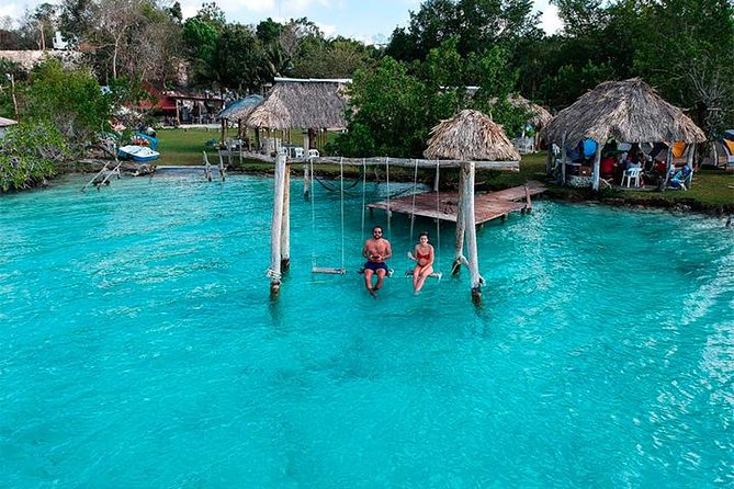 The 7 Colors Of Beauty Lagoon, Bacalar Experience from Tulum City - The boat ride around Bacalar: seeing the lagoon the right way