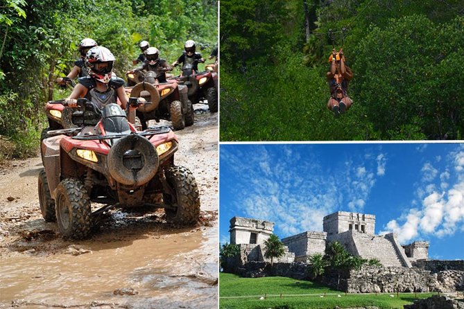 Tulum Adventure (archeological zone-Atv-ziplines-cenote-lunch-drinks-rappel) - Cenote Swim in Underground Caverns: The Part People Remember