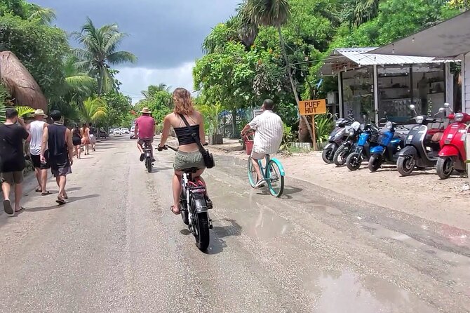 Tulum Area Experiences Guided E-Bike Tour- 3 Cenote's Snorkel/Swim & Local Lunch - Guides make it: Ricardo, Julieta, Carlos, and what you should ask for