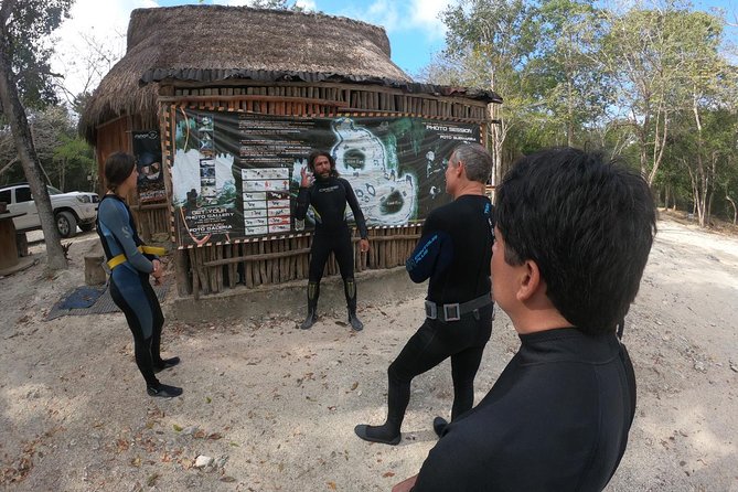 Tulum cenote diving. The ultimate experience in scuba - Two Underwater Sessions in the 2 Ojos Cave Network