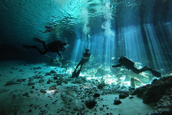 Tulum cenote diving. The ultimate experience in scuba - Your Guide Sets the Tone: Alvaro, Manuel, and Patient Wayfinding
