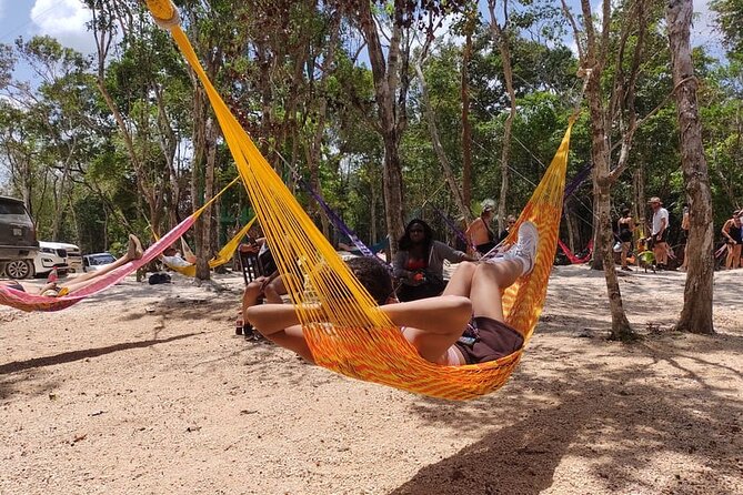 Tulum Jungle Experience with ATV, Ziplines, and Cenote - Cenote swim in crystal-clear underground water (with possible bat sightings)