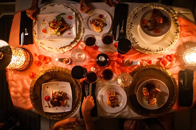 Tulum: Romantic Dinner on 34' Aventura Catamaran – All Inclusive - Crew Matters at Sea: The Host, Captain, and Chef Team