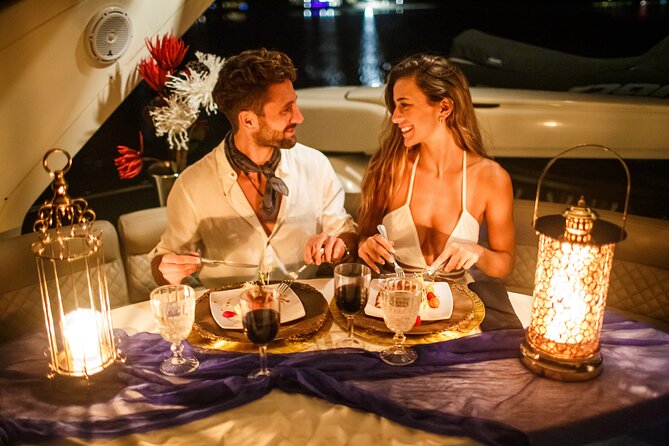 Tulum: Romantic Dinner on 34' Aventura Catamaran – All Inclusive - Meeting Point at Grand Marina, Puerto Aventuras: Get There Before 8:00 pm