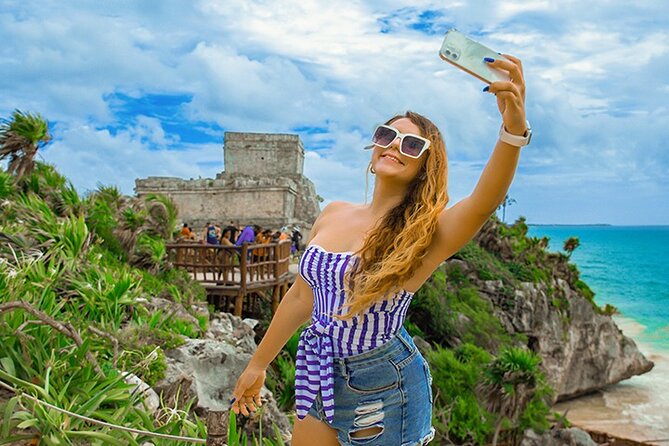 Tulum, Snorkeling with Sea Turtles, Cenote and Beachside Lunch - Stop 1: Tulum Ruins With Cliff Views (and the Plastic-Bottle Rule)