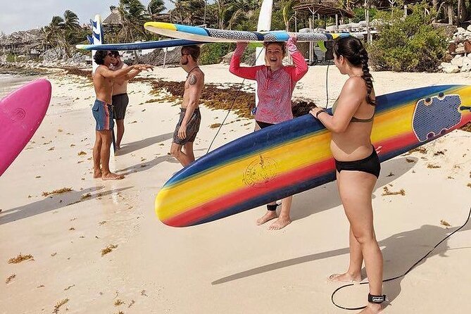 Ultimate Surf Lesson in Tulum 1hr - Beginner-friendly coaching that helps you actually improve