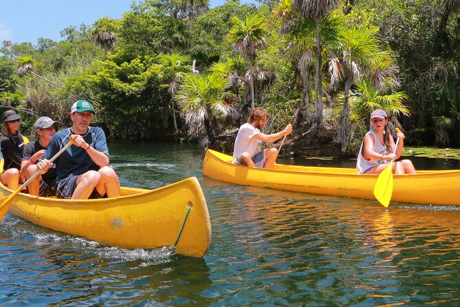 Zip lining and Canoe Monkey jungle in Tulum - Cenote rappel plus a Mayan ceremony: the most meaningful part of the day